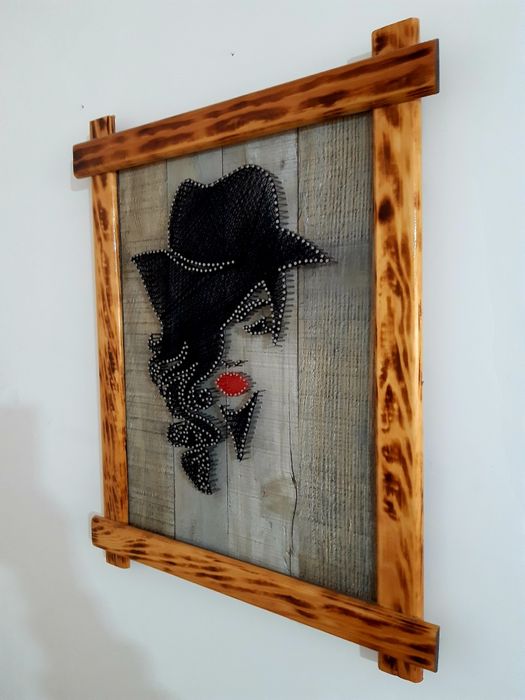 Картина стринг арт