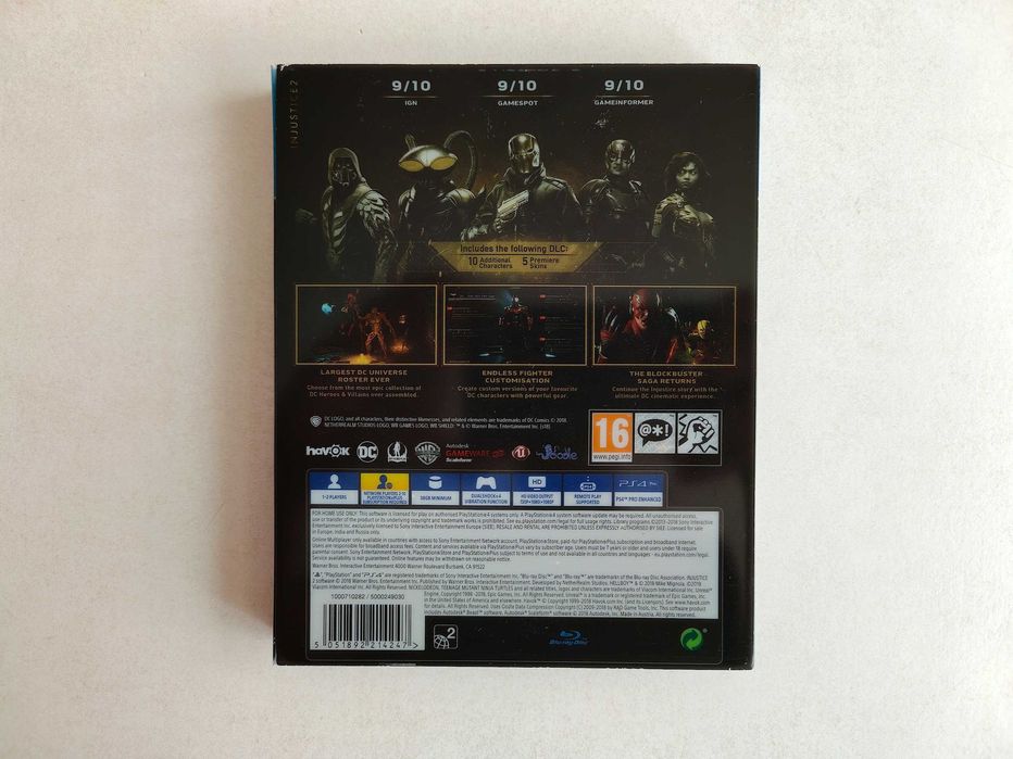 Injustice 2 Legendary Steelbook Edition за PlayStation 4/PS4/ПС4/PlayStation 5/PS5/ПС5/Плейстейшън 4/Плейстейшън 5