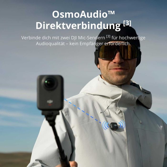 Екшън Камера DJI OSMO 360 ADVENTURE COMBO 120.0 MPx, WI-FI, Нова