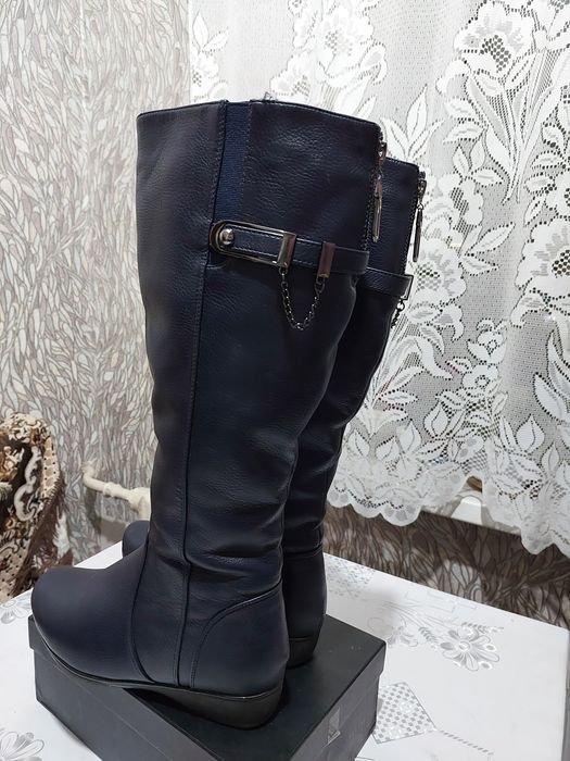 Сапоги из натуральной кожи