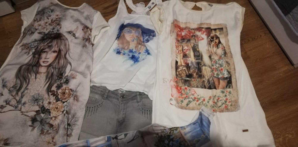 Летни лотове майорал 6г 7 г. 12г, 14 г .Панталон 12 г нов Рокля 152 см