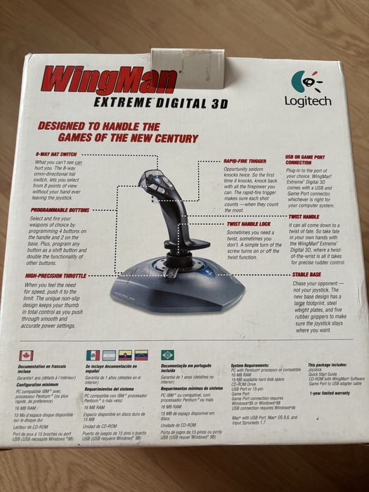 Logitech Wingman Extreme Digital 3D контролер джойстик
