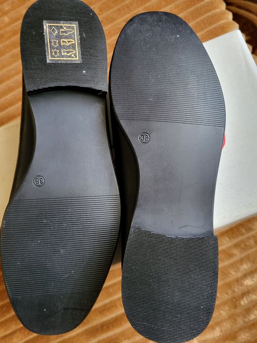 Pantofi mocasini din piele nr 38