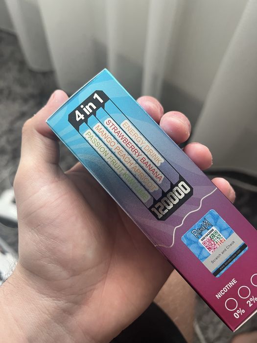 Vape tornado 120k puff 4in1