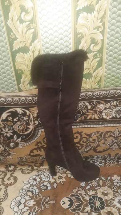 Продам сапоги ботфорды