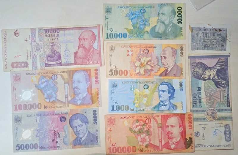 Lot bancnote Romania