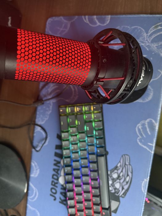 Microfon HP HyperX Microfon QuadCast S Blk-Rd