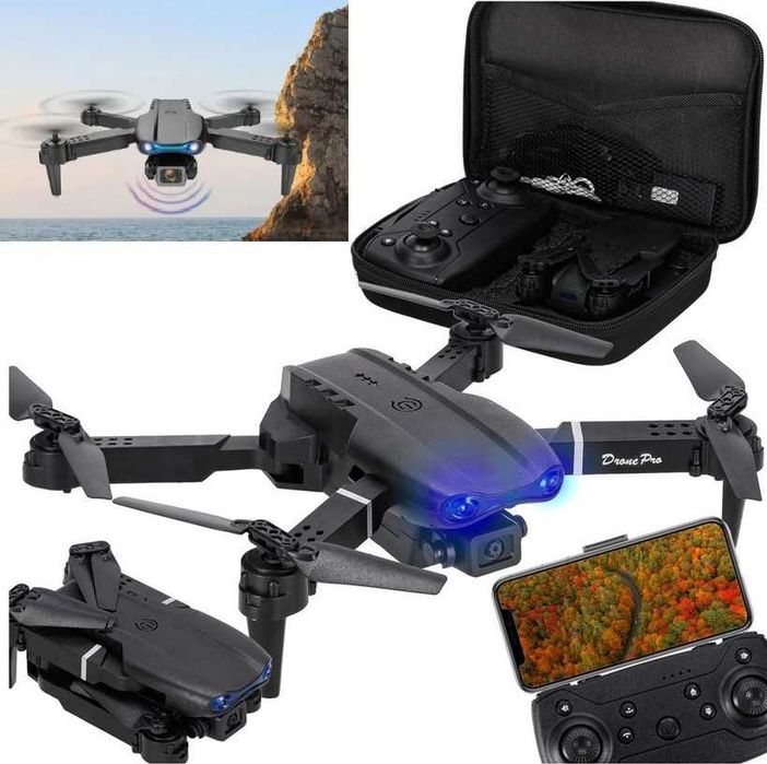 WiFi Дрон с две камера и джойстик за телефон 20мин полет до 100м обсег