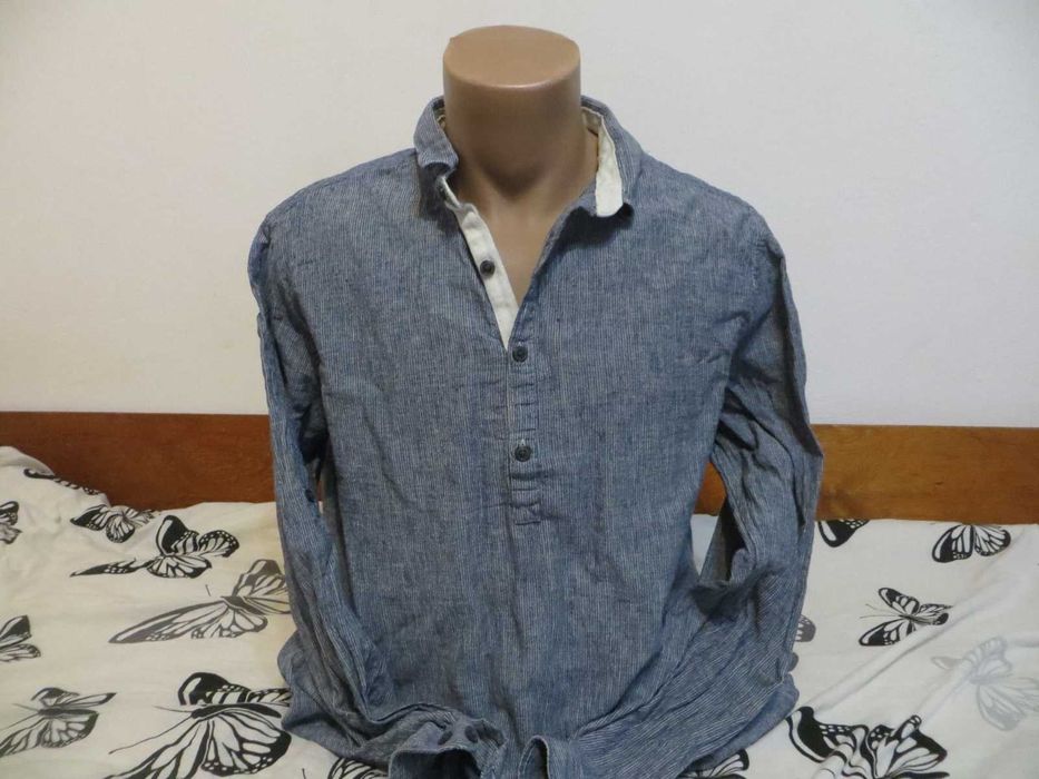 Мъжки ризи с дълъг ръкав от лен Dressmann, Uniqlo, WE, Zara,  Rewash