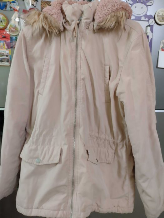 Момичешко/юношеско яке H&M в нежно розов цвят