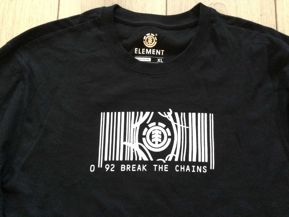 НОВА оригинална черна памучна фланела блуза ELEMENT размер XL от САЩ
