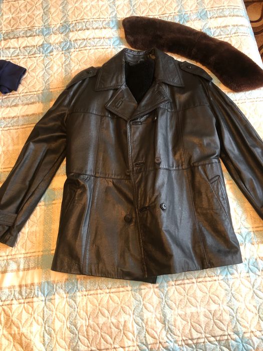 Мъжка кожена шуба