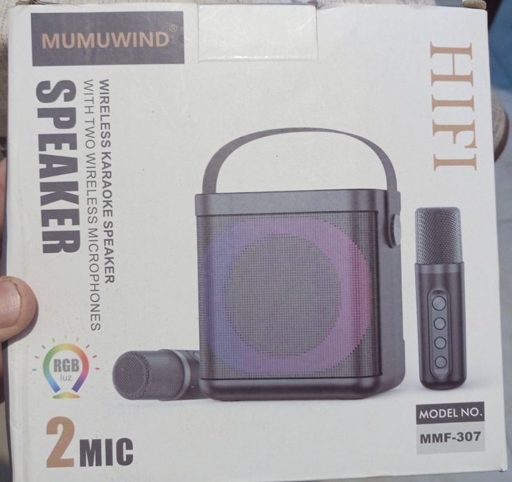 Aparat de karaoke, aparat de karaoke portabil cu microfoane wireless p