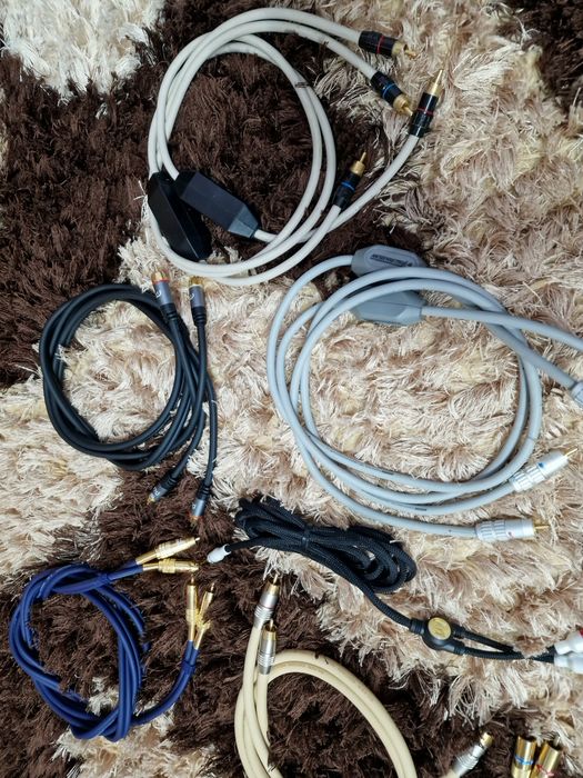 Cabluri audio rca to rca si jack to rca Van Den Hul, Monitor Cable, MIT Terminator...