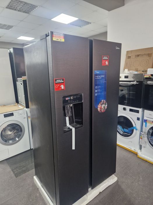 Side By Side Midea Dark Inox Чисто Нов