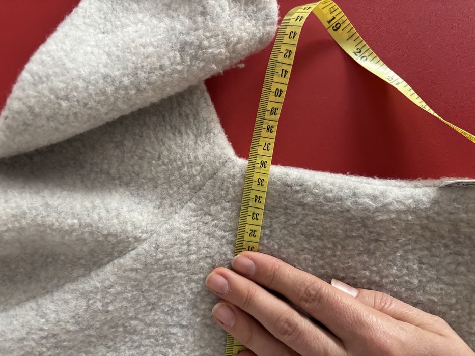 Jacheta 100% lana fleece nedublat, marime 92
