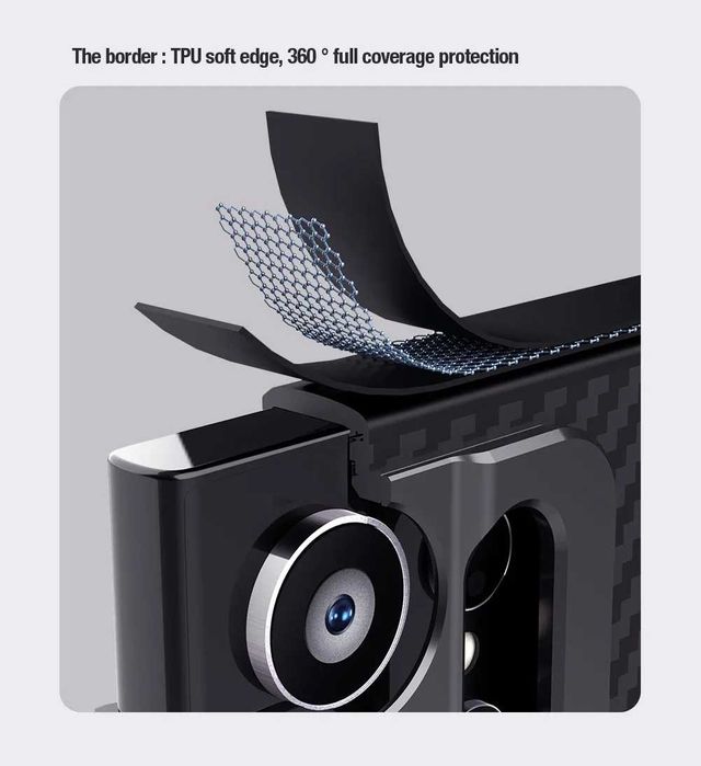 кейс калъф NILLKIN CarboProp Aramid Magnetic за Samsung S24 Ultra
