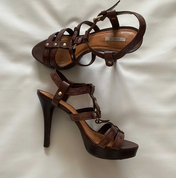 Sandale dama, cu toc, GEOX, marimea 38