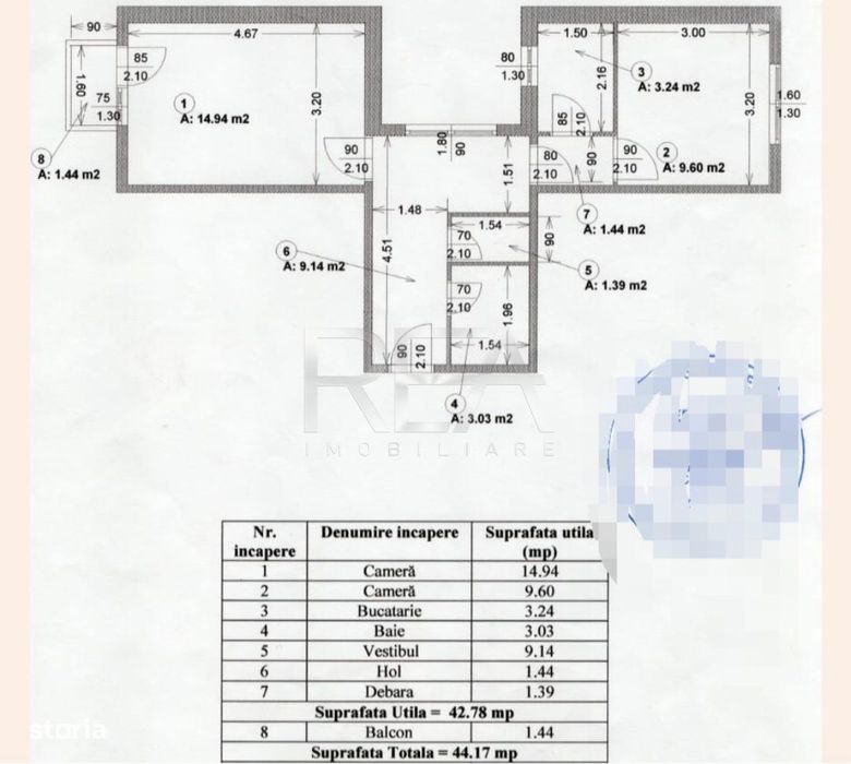 2 camere, 10/10, 44mp,  renovat-Drumul Taberei-Romancierilor