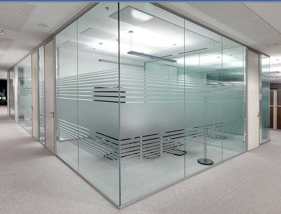 Алюминиевые перегородки / Цех / Офис / Стекло