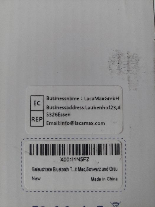 Bluetooth kлавиатура с подсветка