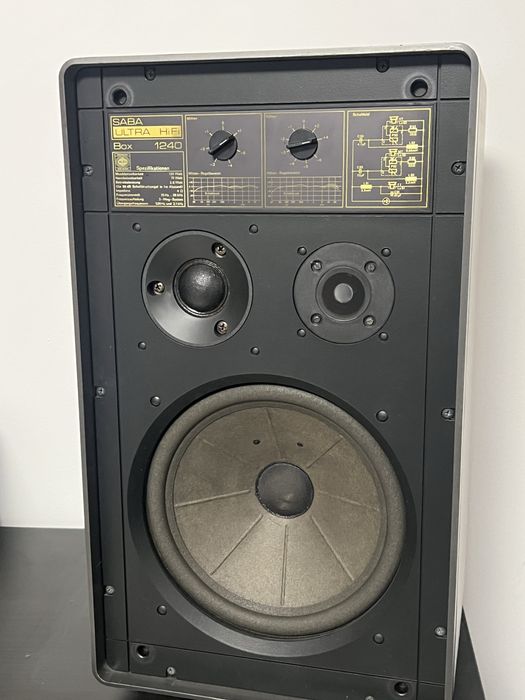 Amplificator lampi tuburi EL34 TAC T22 boxe SABA 1240