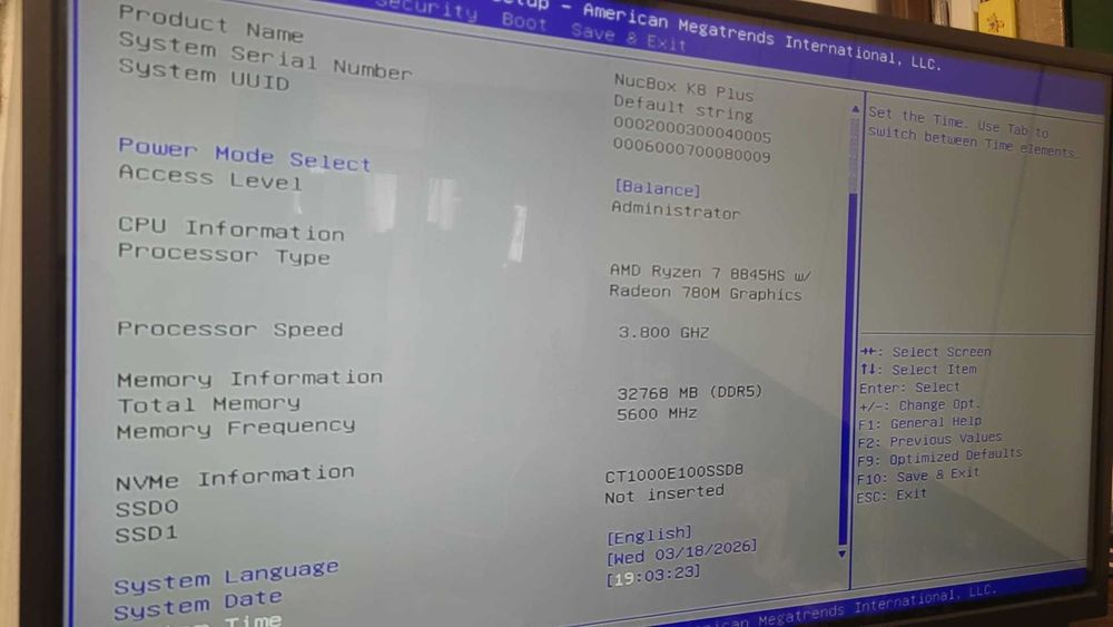 Mini PC GMKtec K8 Plus, AMD Ryzen 7 8845HS, 32GB RAM, 1TB SSD ,nou