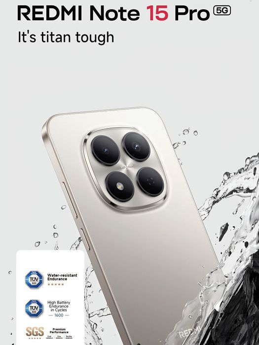 REDMI Note 15 Pro 5G  2026 New Super Skidka+Garantiya+Dastavka