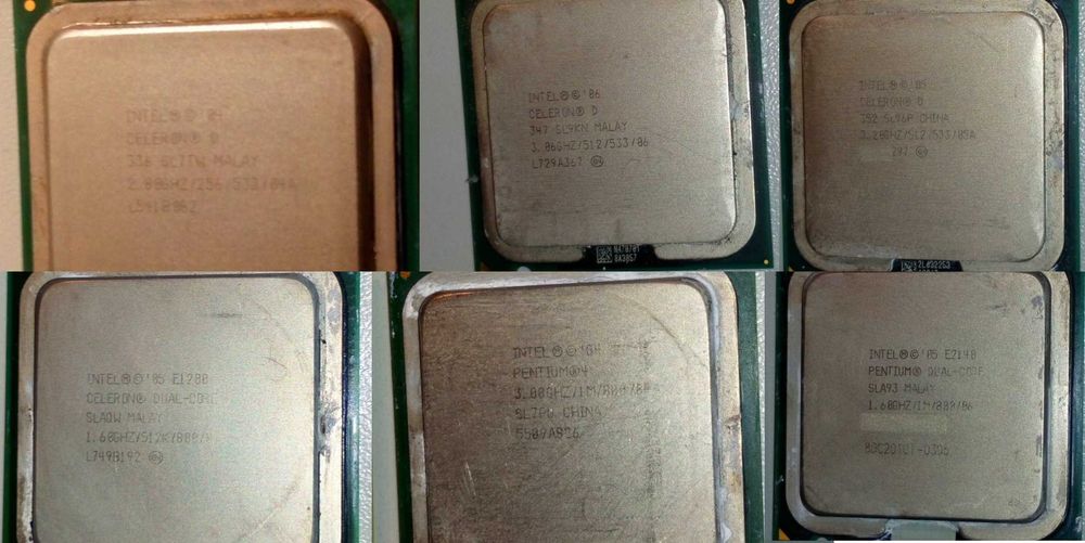 Процессоры рабочие под сокет 775, 478, 462 Видеокарты AGP: 500 тг ...