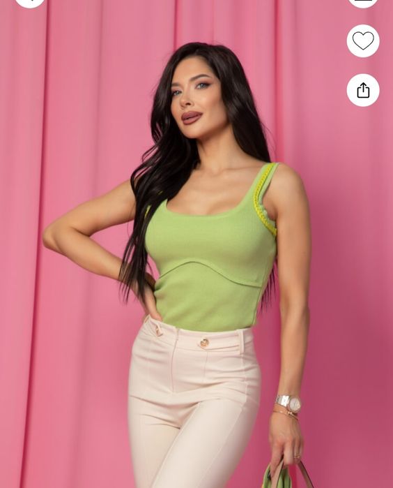 Зелен топ Alessa S