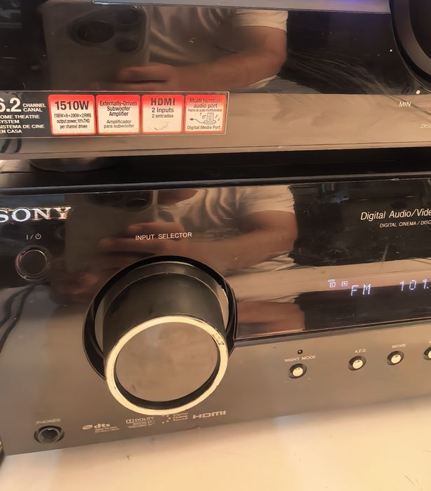 Amplituner Sony STR KM 5500 si amplificator subwoofer Sony TA KMSW 500 1510W