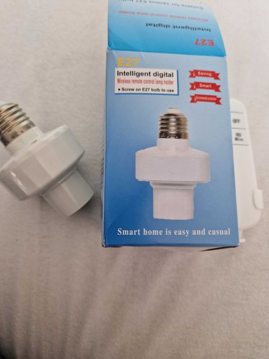 Адаптер за лампа с дистанционно, Е27 цокъл