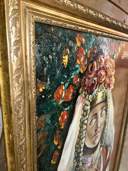 Българка(маслена живопис) 92/72см