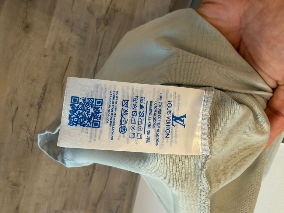 Tricou Louis Vuitton, logo brodat, 100% bumbac, mărimi S-XXL