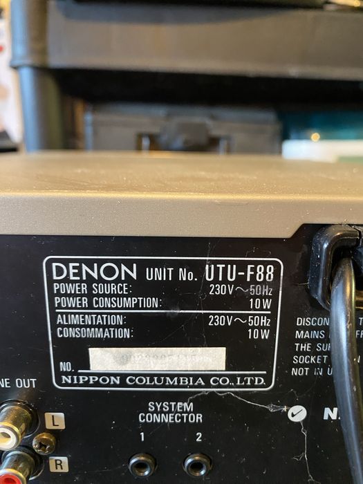 Denon amplifer +tuner