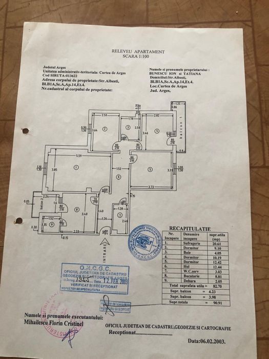 Vand apartament central