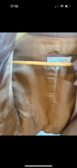 Geaca dama piele maro Bata