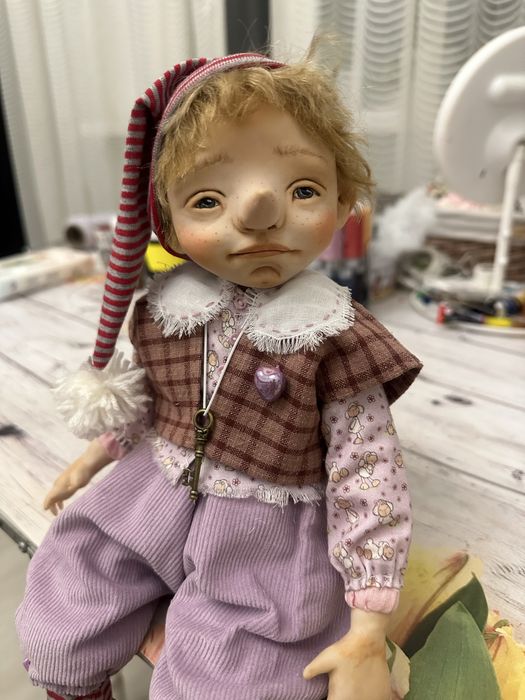 Интерьерные Куклы Буратино, ручная работа