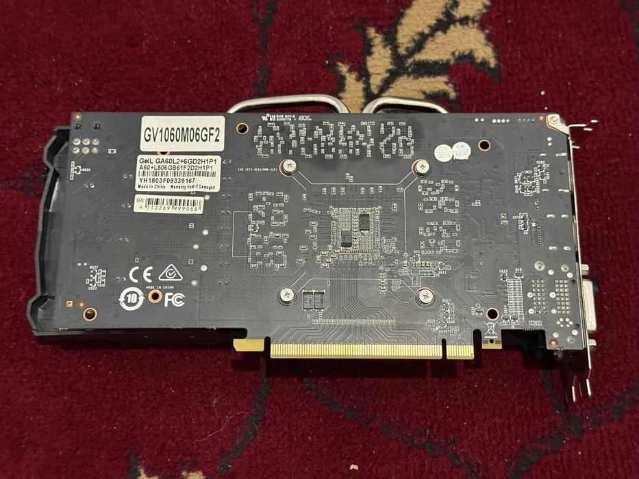 Видеокарта 1060/6GB