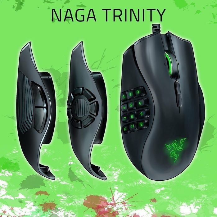 Razer Naga Trinity (29 кнопок/DPI 16K) Проводная мышка/мышь