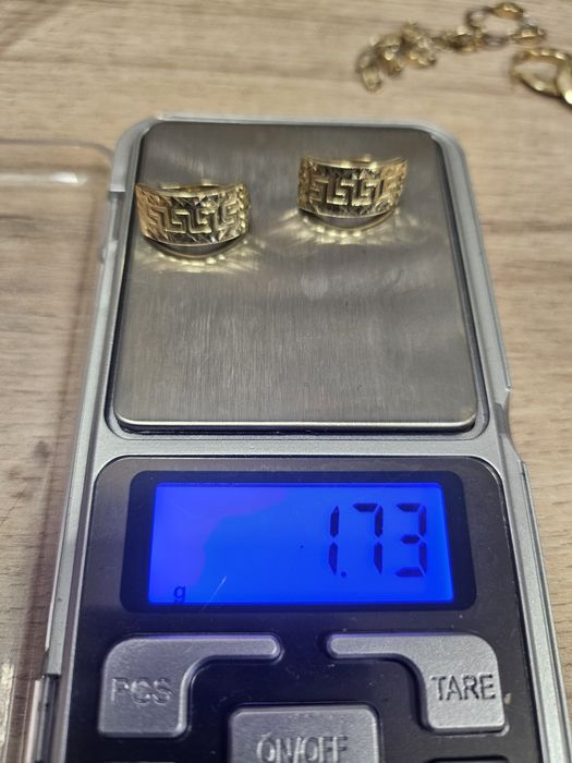 Дамски златни обици Версаче