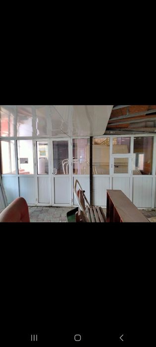 Витраж из металлопластика