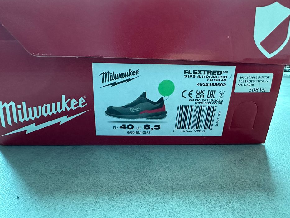 Pantofi de protecție ESD Milwaukee