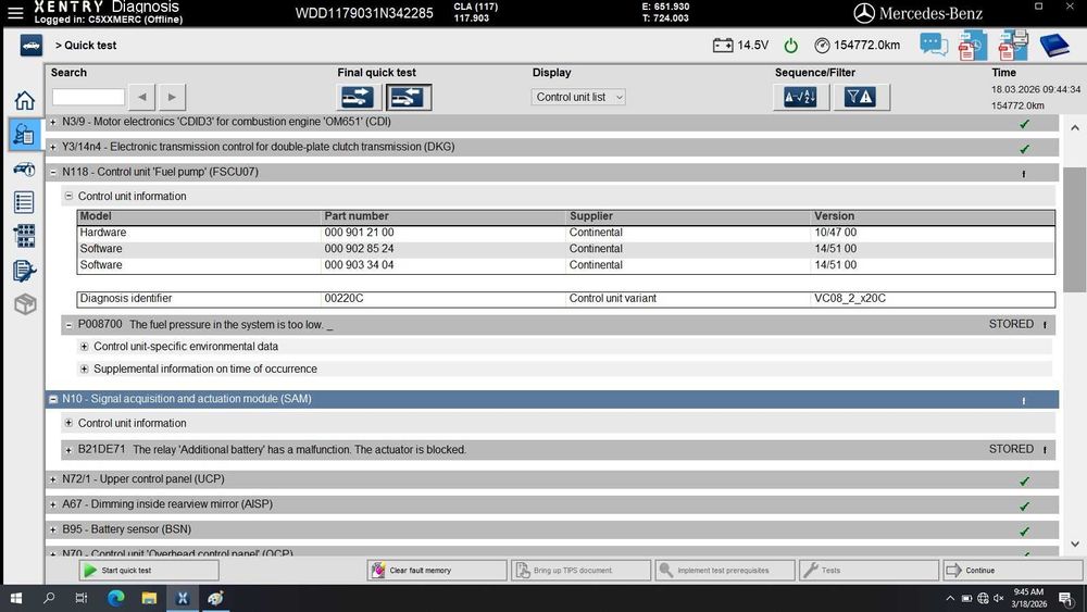 SSD 512Gb cu Xentry Cars Trucks 12.2025 DTS Vediamo WIS-ASRA 2021 EPC Starfinder