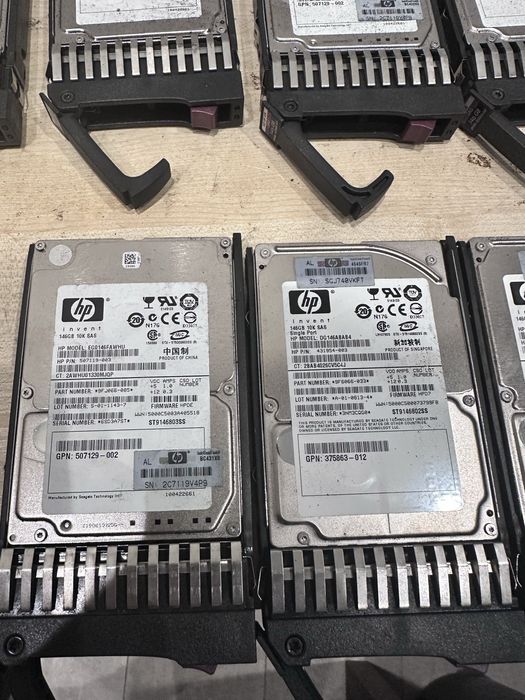 HDD HP sas 10k 146 gb.