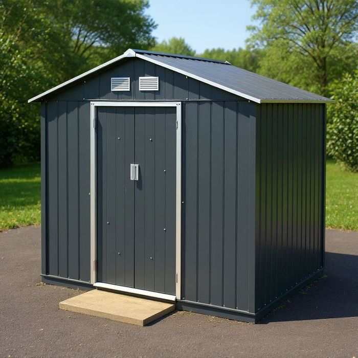 Градинска стоманена барака