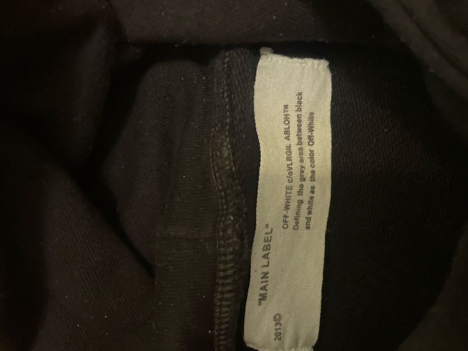 Hanorac off white negru M