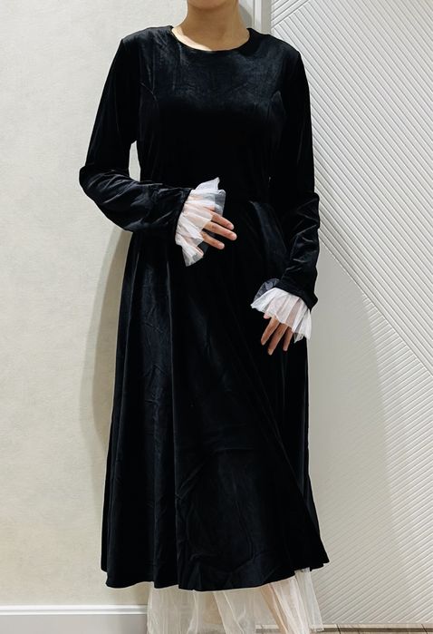 Платье велюровое 52 размер