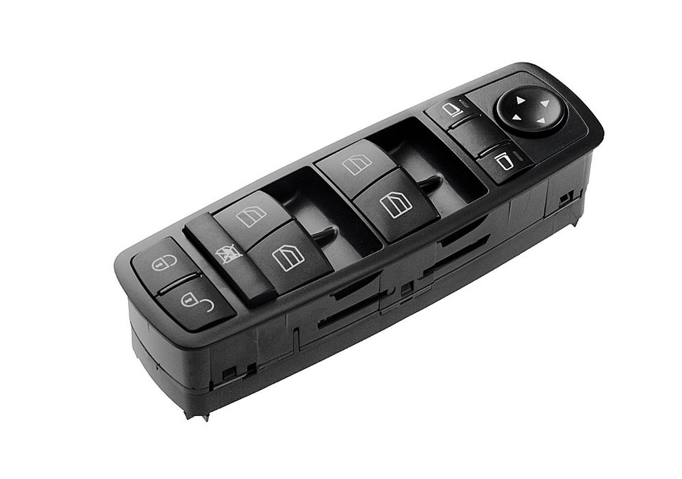 Бутони Ключ За Ел.стъкла Mercedes A W169, B W245, Без Прибиране, 3 Пин