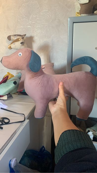 Мягкая игрушка собачка такса